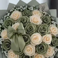 گل با روبان