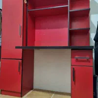 میز و کمد|کتابخانه، شلف، قفسههای دیواری|شهرکرد, |دیوار