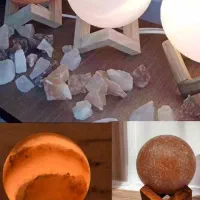 سنگ نمک طبیعی چراغدار آیه دار