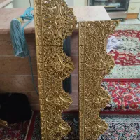 کتیبه چوبی پرده و آویز تزیینی. نو