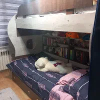 تخت خواب دو طبقه در حد نو