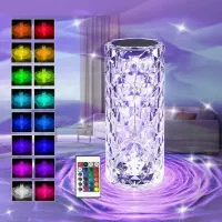 آباژور کریستالی لمسی رومیزی