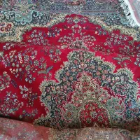 فرش ۹ متری تمیز قالی شویی رفته