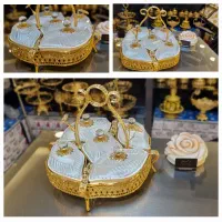 ظروف گُلدتقسیم اماراتی مناسب پذیرایی و سرو جلومبلی