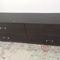 تخت دونفره بدون کفی  هرطرف تخت دارای کشومیباشد