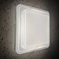 چراغ سقفی مربع کریستالی 100 وات با ریموت و گارانتی|لامپ و چراغ|اصفهان, فجر|دیوار