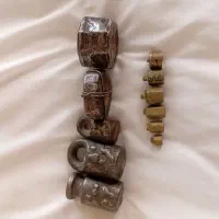 ساعت و چراغ سه فتیله|بدلیجات|کاشان, پاقپان|دیوار