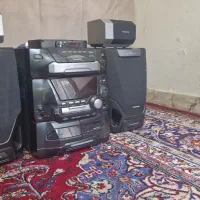 ضبط استریو پاناسونیک بلوتوثی سالم و تمیز|سیستم صوتی خانگی|همدان, |دیوار