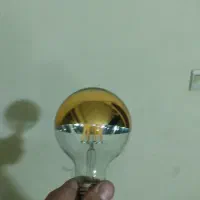 لامپ فلامنتی ۸وات گرد بزرگ حباب طلایی خارجی