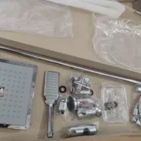 علم دوش رسوبگیر دکمه زیر قیمت با گارانتی شرکت