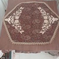 رومیزی و قاب ملیله کار دست|صنایع دستی و سایر لوازم تزئینی|خمینی‌شهر, |دیوار