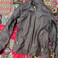 کاپشن چرم مردانه پسرانه مشکی