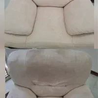 مبل شویی بادستگاه پاشش ومکش ومواد نانو سراسر اهواز|خدمات نظافت|اهواز, رسالت|دیوار