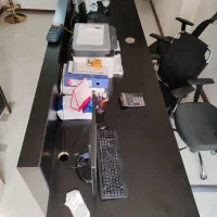 میز پذیرش بزرگ (پیشخوان)|مبلمان اداری|مشهد, راهنمایی|دیوار