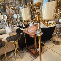 آباژور کنارسالنی اباژور لوستری مدرن سالنی 4 شعله|چراغ خواب و آباژور|مشهد, توس (بلوار توس)|دیوار