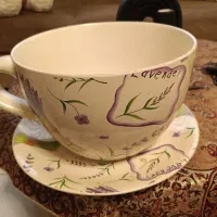 فنجان بزرگ چینی برای تزیین گل و گل آرایی