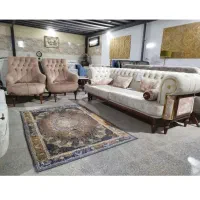 مبـل راحتی هشت نفره تمیزوسالم+قیمت ارزان دلاوران|مبلمان خانگی و میز عسلی|زارچ, |دیوار