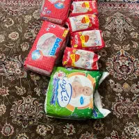 تعدادی پوشک بچه سایز ۲ و۳