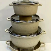 سرویس قابلمه چدن گرانیت|ظروف پخت‌وپز|ری, شهادت|دیوار