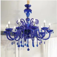 لوستر کریستال تک‌رنگ و رنگارنگ از 4 تا 30 شعله|لوستر و چراغ آویز|تهران, ایرانشهر|دیوار