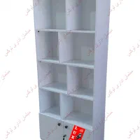 کتابخانه 4 طبقه درب دار|کتابخانه، شلف، قفسه‌های دیواری|کرمانشاه, |دیوار