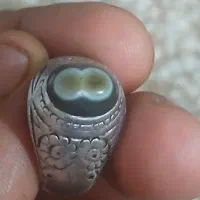 انگشتر باباقوری کهن و بینظیر قدیمی و رکاب کهنه