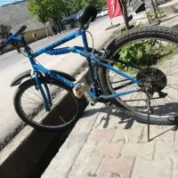 دوچرخه 26نیم سالم لاستیک ها نو کمک دار فقط3800