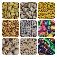 گردو پسته بادام مویز لوبیانخود عدس انجیرآلو شکلات