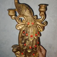 جا شمعی طاووس خیلی زیبا