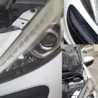 شفاف سازی چراغ واکس پولیش بدنه وشیشه جلو عقب