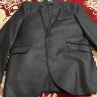 کت وشلوار پارچه ای مشکی رنگ