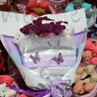 دسته گل عروسکی . بوکت عروسکی