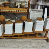 جا ادویه سرامیکی بادر بامبو