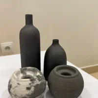 گلدان و جا شمعی