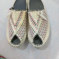 دمپایی ابریشمی دست بافت سایز۳۹