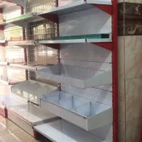 تک رنگ قفسه سوپرمارکتی لیبل دار