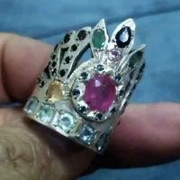 انگشتر نقره تاج|بدلیجات|یزد, |دیوار