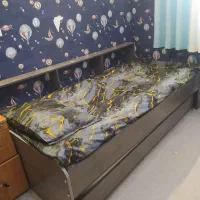 تخت دونفره کشویی با تشک