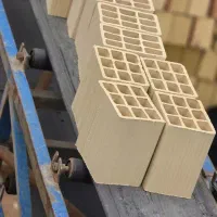 سفال تیغه آجر بلوک استاندارد نما ده سوراخ