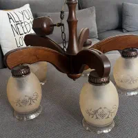 لوستر چوبی