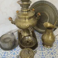 سماور ذغالی برنجی