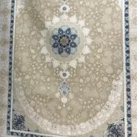 فرش نو رنگ نخودی ۹ متری ۱۲۰۰ شانه