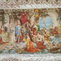 تابلو فرش تاج گذاری