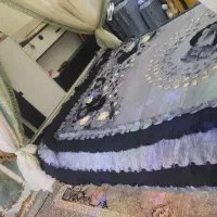 تخت دو نفره شیک همره با کمد اریشی