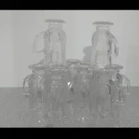 10عدد استکان کریستال  بدون کارتن