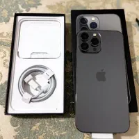 آیفون ۱۳ پرومکس نو مشکی دوسیم باطری۱۰۰