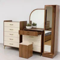 سرویس خواب دونفره ملامینه با گارانتی|تخت و سرویس خواب|مشهد, گرجی علیا|دیوار