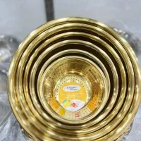 آبکش و لگن طلایی رنگ ثابت6پارچ یونیک(بندردیلم)|ظروف پختوپز|بندر ماهشهر, |دیوار