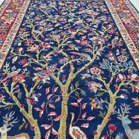 قالیچه ورامین دستباف طرح شکارگاه|فرش|تهران, شیراز|دیوار