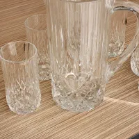 پارچ و لیوان کریستال